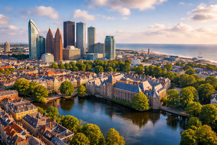 De prachtige skyline van Den Haag
